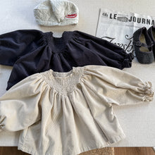 画像をギャラリービューアに読み込む, 【予約】コーデュロイチュニック　ブラウス　トップス　春　夏　80～130ｃｍ　Wselect
