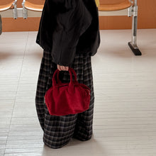 Load image into Gallery viewer, 【予約】ゆったりチェックパンツ　bottom　ゆったり　冬90～150ｃｍ　Wselect
