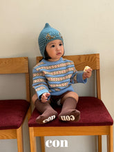 Cargar imagen en el visor de la galería, 【予約】ノルディックセーター AW 韓国  韓国子供服　2026 CON
