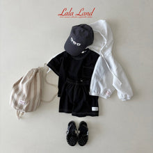 Load image into Gallery viewer, 予約】ストライプナップサック　かばん　BAG 2025 SS 韓国子供服 LALALAND Wselect
