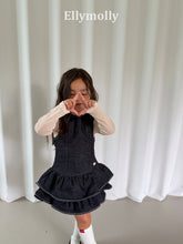 Load image into Gallery viewer, 【予約】ベルベットメッシュモックタートルネック　長袖　トップス　AW 韓国  韓国子供服　2026 ELLYMOLLY - W select  baby kids
