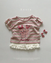 Load image into Gallery viewer, 【予約】ダーリンTシャツ　夏　TOPS　baby　Kids　Wselect Aosta
