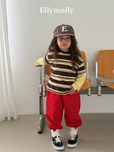 Load image into Gallery viewer, 【予約】キャンパスカラーブロックティー　長袖　トップス　AW 韓国  韓国子供服　2026 ELLYMOLLY - W select  baby kids

