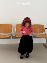 Load image into Gallery viewer, 【予約】ロエンフリルカーディガン　ボーダー　AW 韓国  韓国子供服　2026 ELLYMOLLY - W select  baby kids
