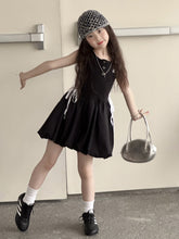 Charger l'image dans la galerie, 【予約】スポーティーバルーンワンピ　夏　100～150ｃｍ　リボン　レース　子供服　 Wselect　SS 子供服　 Wselect - W select  baby kids
