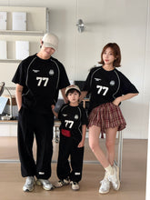 Load image into Gallery viewer, 【予約】親子ユニフォームTシャツ　夏　90cm～adult  子供服　 おそろいWselect　SS 子供服　 Wselect - W select  baby kids
