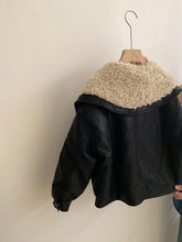 画像をギャラリービューアに読み込む, 【予約】ボアエリレザーブルゾン　羽織　あったか　おそろい　110～170ｃｍ　Wselect
