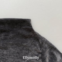 Load image into Gallery viewer, 【予約】ベルベットメッシュモックタートルネック　長袖　トップス　AW 韓国  韓国子供服　2026 ELLYMOLLY - W select  baby kids
