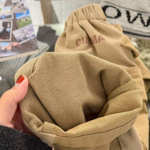 Load image into Gallery viewer, 【予約】 異素材切り替えワークパンツ ゆったり　パンツ  80～130ｃｍ　Wselect - W select  baby kids
