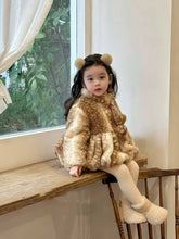 Load image into Gallery viewer, 【予約】バンビコート　ファー　長袖　冬80～130ｃｍ　Wselect
