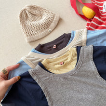 Load image into Gallery viewer, 【予約】レイヤード3色ロンT   春　夏　80～130ｃｍ　Wselect - W select  baby kids
