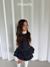 Load image into Gallery viewer, 【予約】ベルベットメッシュモックタートルネック　長袖　トップス　AW 韓国  韓国子供服　2026 ELLYMOLLY - W select  baby kids
