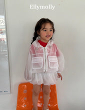 Cargar imagen en el visor de la galería, 【予約】シースルーブルゾン　tops SS 韓国 2026 ELLYMOLLY - W select  baby kids
