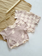【予約】スエットロンパース　夏　73～100ｃｍ　baby　子供服　 Wselect　SS 子供服　 Wselect - W select  baby kids