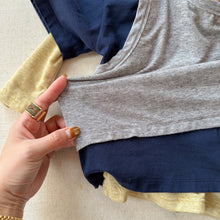 Load image into Gallery viewer, 【予約】レイヤード3色ロンT   春　夏　80～130ｃｍ　Wselect - W select  baby kids
