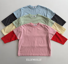 画像をギャラリービューアに読み込む, 【予約】カカオカラーマッチングティー　Tシャツ SS 韓国 2026 ELLYMOLLY - W select  baby kids
