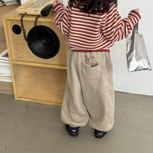 Load image into Gallery viewer, 【予約】後ろワンコポケットスエットパンツ　あったか　裏起毛　冬80～130ｃｍ　Wselect
