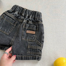 Load image into Gallery viewer, 【予約】シンプルデニムショートパンツ  夏　denim  80～130ｃｍ　子供服　 Wselect　SS 子供服　 Wselect - W select  baby kids
