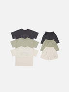 【予約】ステッチロゴセットアップ 半袖　夏Jr. SS 韓国 2026 OUR - W select  baby kids