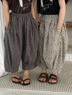 【予約】夏のレオパードパンツ　ヒョウ柄　リンク　おそろい　夏　80〜130 子供服　SS　 Wselect - W select  baby kids