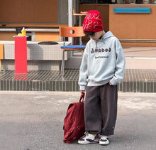 画像をギャラリービューアに読み込む, 【予約】スエットストレートパンツ bottom　ゆったり　裏起毛　冬　100～160ｃｍ　Wselect
