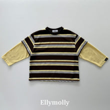 Load image into Gallery viewer, 【予約】キャンパスカラーブロックティー　長袖　トップス　AW 韓国  韓国子供服　2026 ELLYMOLLY - W select  baby kids
