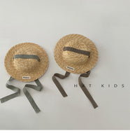 【予約】かんかん帽　帽子　麦わら　夏　3〜7歳　baby  Wselect　SS 子供服　Wselect - W select  baby kids