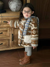 Load image into Gallery viewer, 【予約】ノルディックボアコート　長袖　ふわふわ　冬80～130ｃｍ　Wselect
