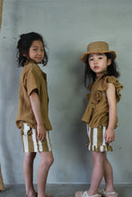 Load image into Gallery viewer, 即納【Original】W. モスリンストライプSETUP 夏　summer　セットアップ　brown  オリジナル　W select
