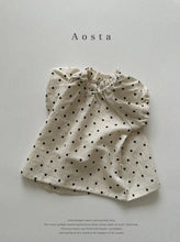 Load image into Gallery viewer, 【予約】リネンパフスリーブブラウス　夏　TOPS　baby　Kids　Wselect Aosta
