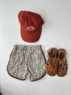 即納【Original】W. ダルメシアンパンツ　ショートパンツ　bottom  夏　brown  オリジナル　W select