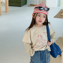 画像をギャラリービューアに読み込む, 【予約】お馬さんロンT   春　夏　80～130ｃｍ　Wselect - W select  baby kids
