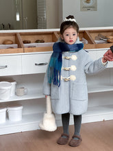 Load image into Gallery viewer, 【予約】カラーダッフルコート　ダッフル　羽織　ロング　あったか　blue　red　110～170ｃｍ　Wselect
