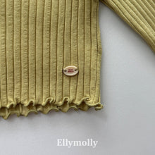 Load image into Gallery viewer, 【予約】ダイイングウェイブトップ　長袖　トップス　AW 韓国  韓国子供服　2026 ELLYMOLLY - W select  baby kids
