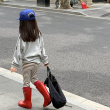 Load image into Gallery viewer, 【即納】ボーダーレギンス　bottom ボーダー　冬80～130ｃｍ　Wselect
