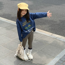 Load image into Gallery viewer, 【即納】ボーダーレギンス　bottom ボーダー　冬80～130ｃｍ　Wselect
