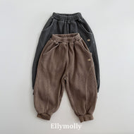 【予約】キングワッフルメントジョガー　ボトム　AW 韓国  韓国子供服　2026 ELLYMOLLY - W select  baby kids