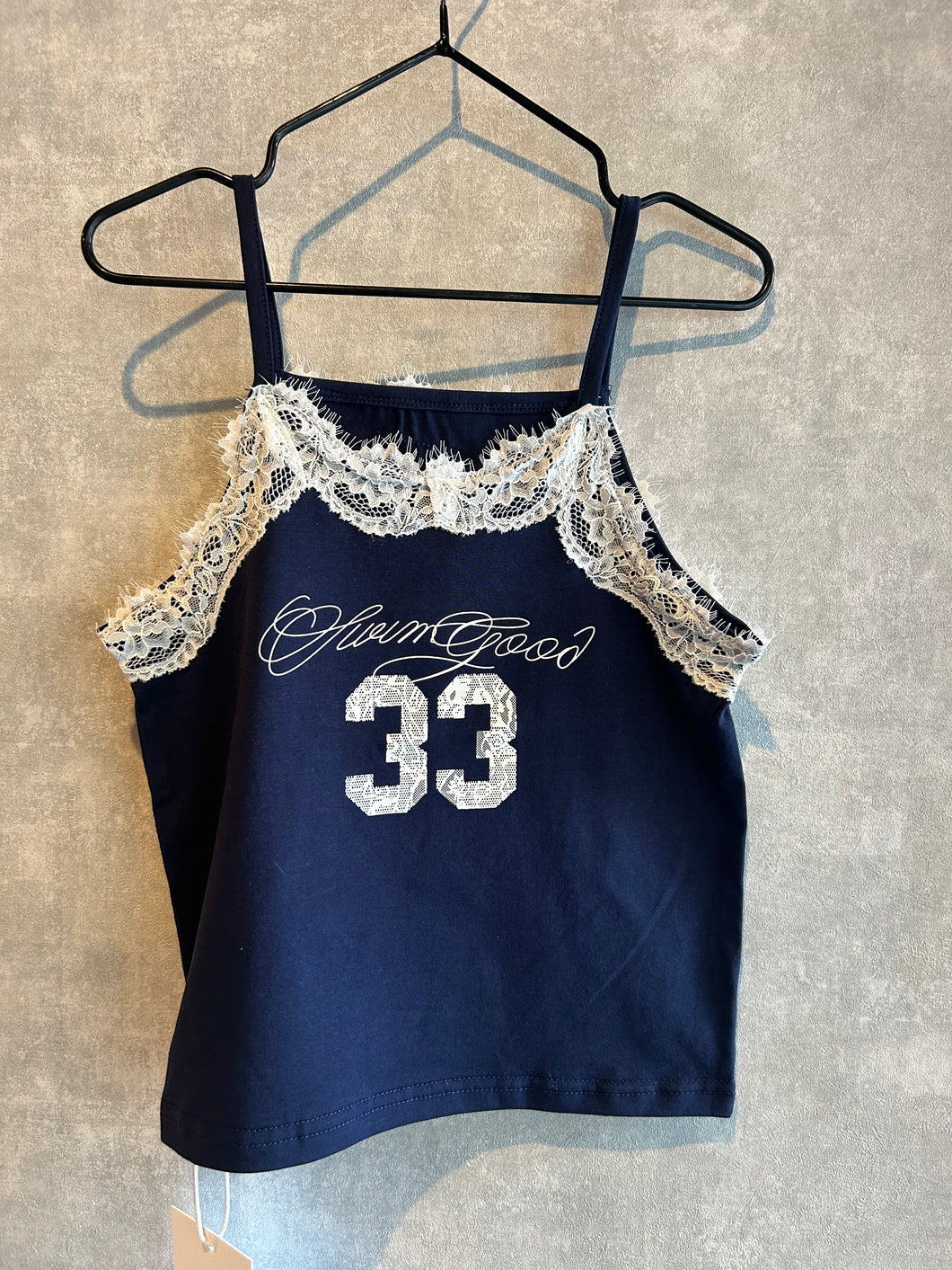 【即納】ナンバリングレースキャミ　90-140ｃｍ　女の子　Wselect