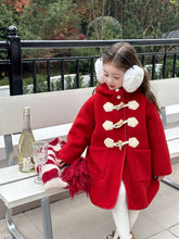 Load image into Gallery viewer, 【予約】カラーダッフルコート　ダッフル　羽織　ロング　あったか　blue　red　110～170ｃｍ　Wselect
