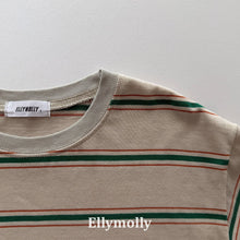 Cargar imagen en el visor de la galería, 【予約】ドミノピグティー　長袖　ボーダー　AW 韓国  韓国子供服　2026 ELLYMOLLY - W select  baby kids
