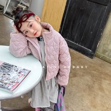 Load image into Gallery viewer, 【予約】ハートキルティングコート  羽織　あったか　冬80～130ｃｍ　Wselect
