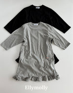 【予約】クローバーロングフリールワンピース　OP  フリル　AW 韓国  韓国子供服　2026 ELLYMOLLY - W select  baby kids