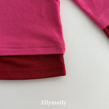 Load image into Gallery viewer, 【予約】ローリングカラーブロックティー　長袖　トップス　AW 韓国  韓国子供服　2026 ELLYMOLLY - W select  baby kids
