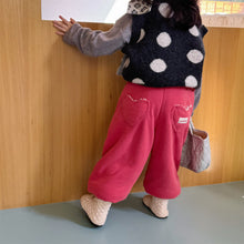 Load image into Gallery viewer, 【予約】ハートポケットスエットパンツ　あったか  裏起毛　冬80～130ｃｍ　Wselect
