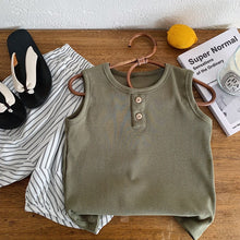 Charger l'image dans la galerie, 【予約】ベーシックタンク　夏　80〜130cm  子供服　SS 子供服　 Wselect - W select  baby kids
