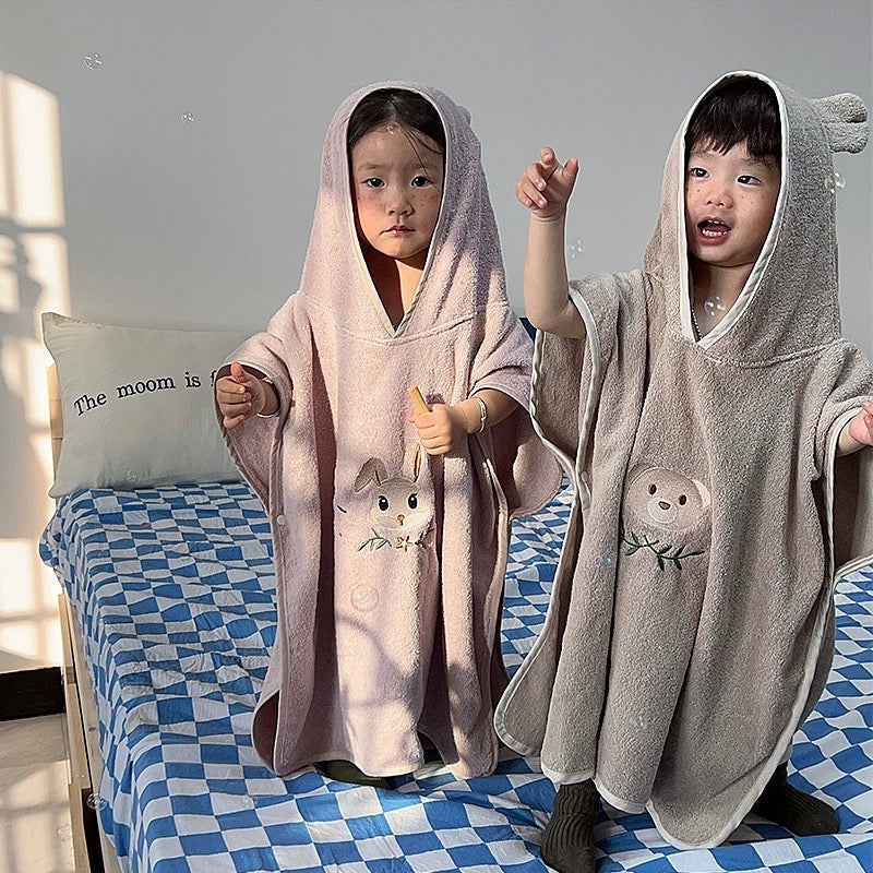 [Pre-order] Beach cloak, swimsuit, bath towel, towel 2024 leisure Kids Wselect