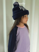 Load image into Gallery viewer, 【予約】カラーブロックラグランティー　長袖　トップス　AW 韓国  韓国子供服　2026 ELLYMOLLY - W select  baby kids
