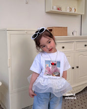 Load image into Gallery viewer, 【即納】サングラス猫Tシャツ　second moment  Tシャツ　韓国子供服　90〜160 Jr. Wselect - W select  baby kids
