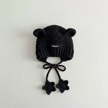 Cargar imagen en el visor de la galería, 【予約】星ニット帽子　キャップ　kids　AW 　レトロ　Kids　冬　Wselect
