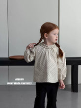 Load image into Gallery viewer, 【予約】ドットブラウス　トップス　秋　冬　kids ベビー　キッズ　子供服　Wselect
